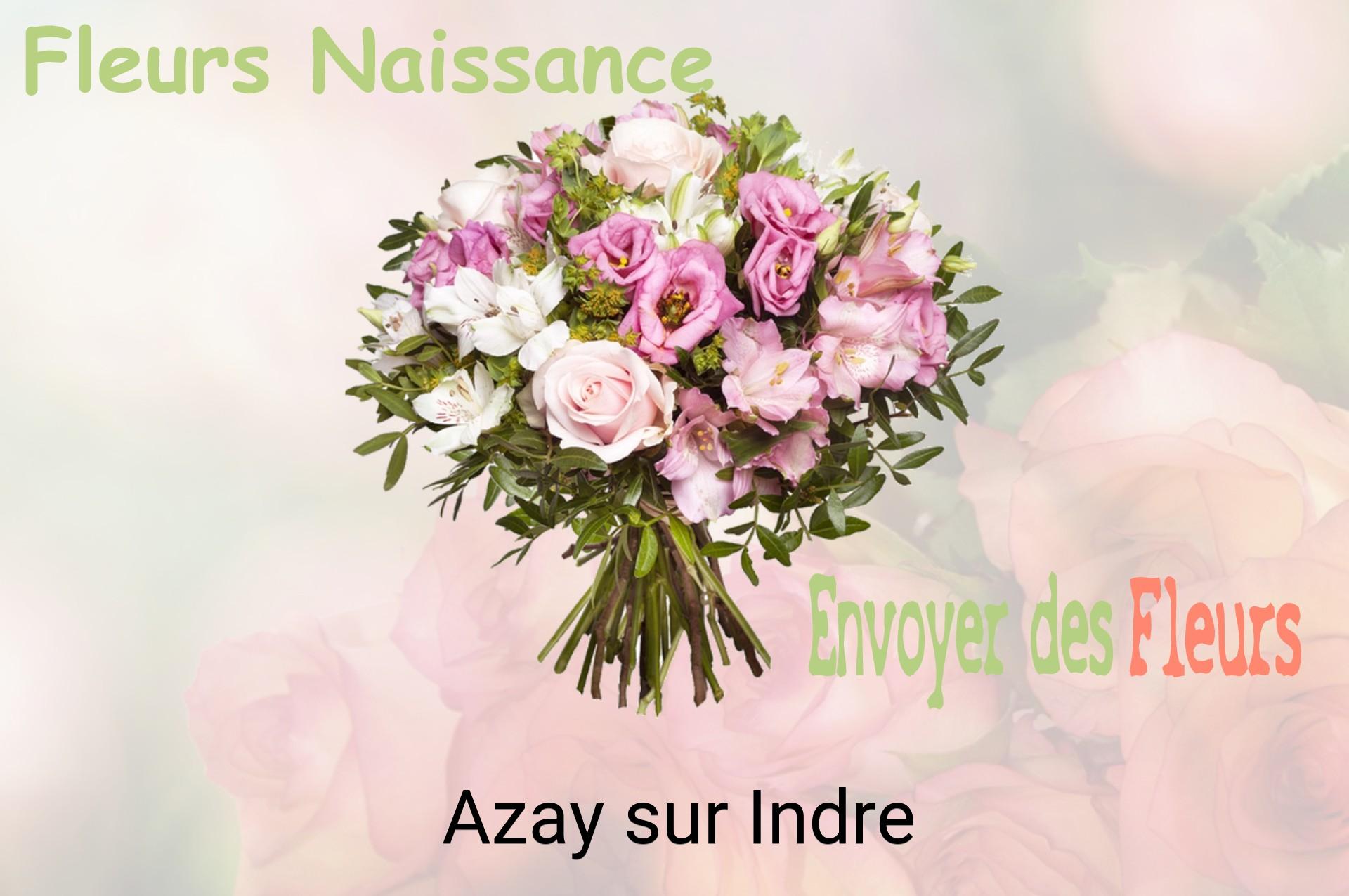 Bouquet de fleurs de naissance livré à Azay-sur-Indre